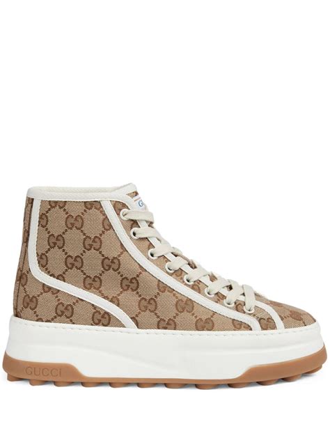 high top gucci sneakers women's|gucci sneakers saks.